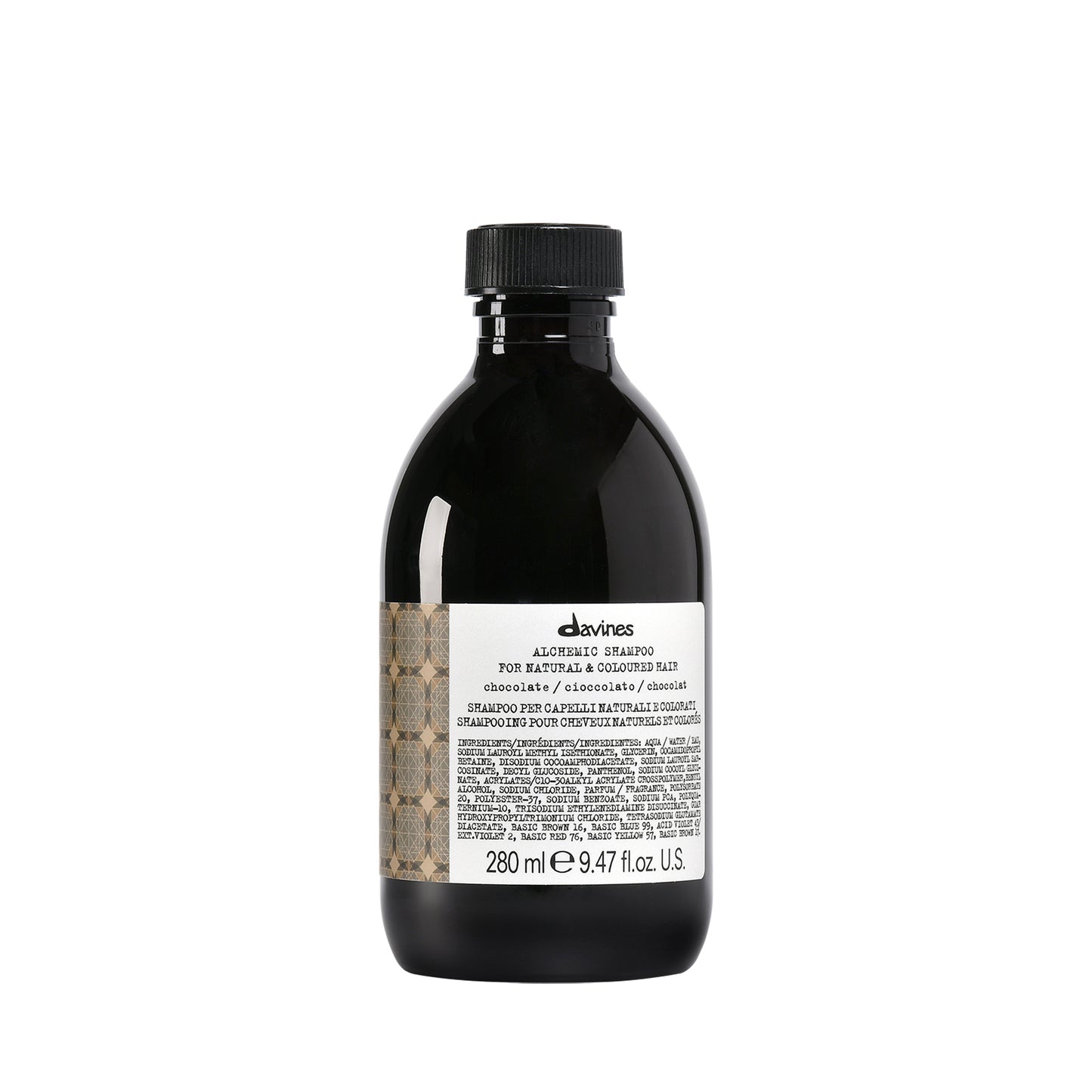 Davines Alchemic Chocolate Shampoo – Farberhalt für dunkle Braun- & Schokoladentöne